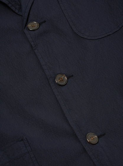 Veste "Three Button" Navy Seersucker II