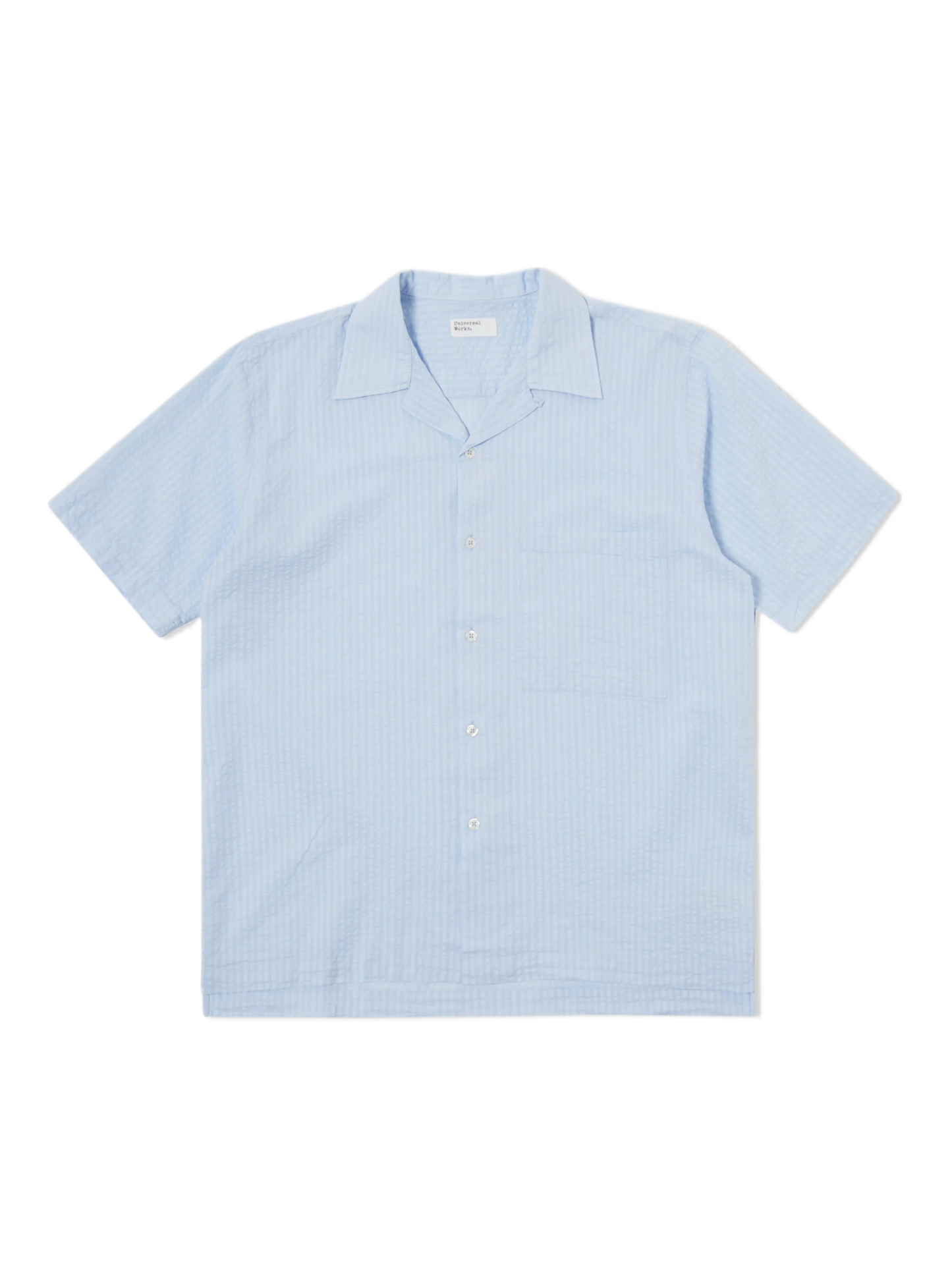 Chemise "Camp II" Pale Blue Onda Cotton