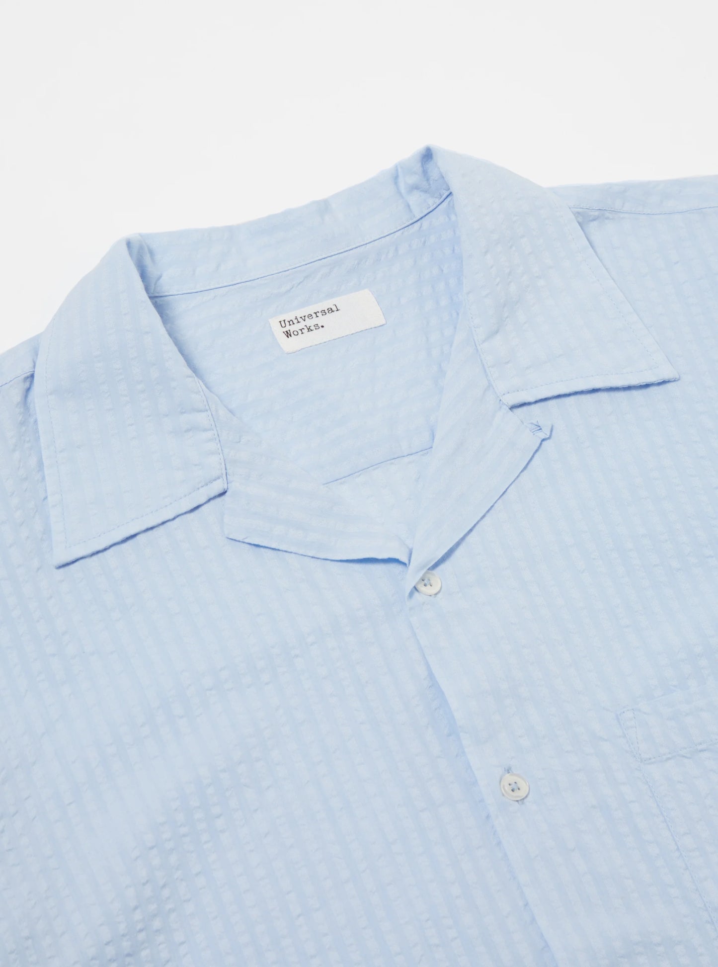 Chemise "Camp II" Pale Blue Onda Cotton