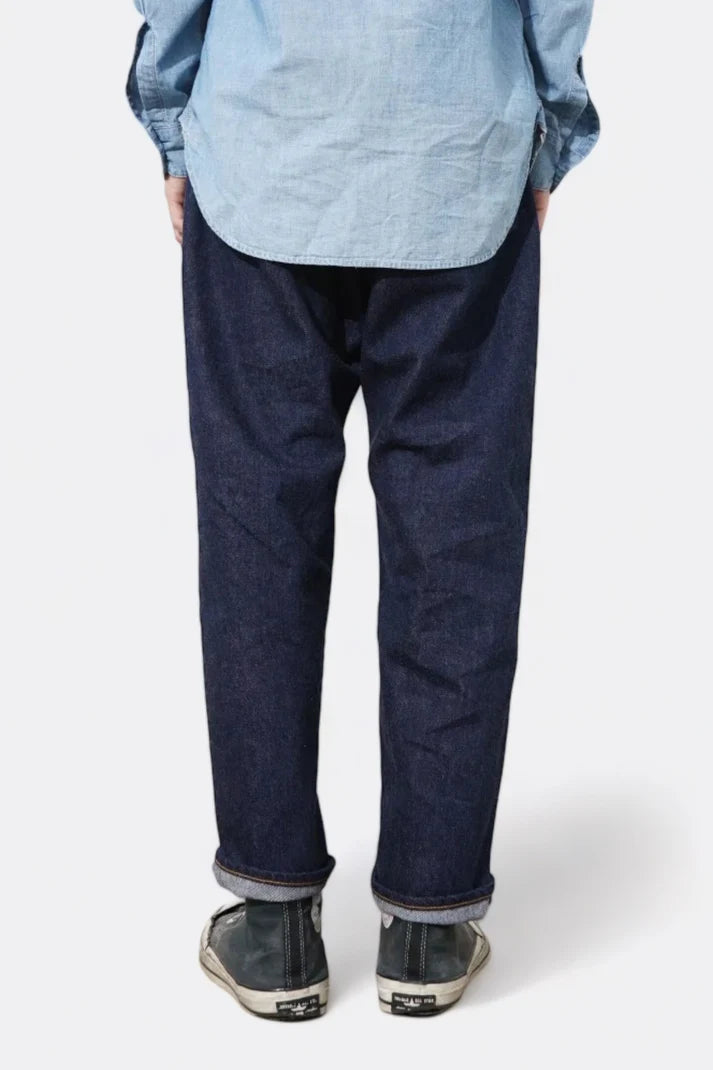 Loose Ankle Denim One Wash (Indigo)