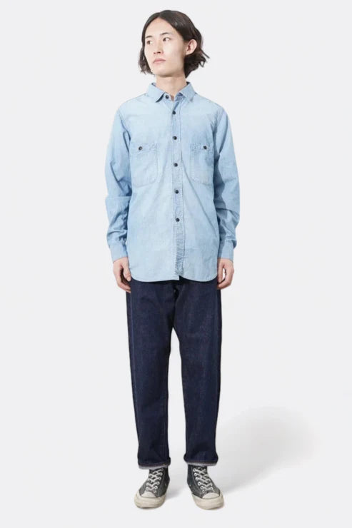 Loose Ankle Denim One Wash (Indigo)